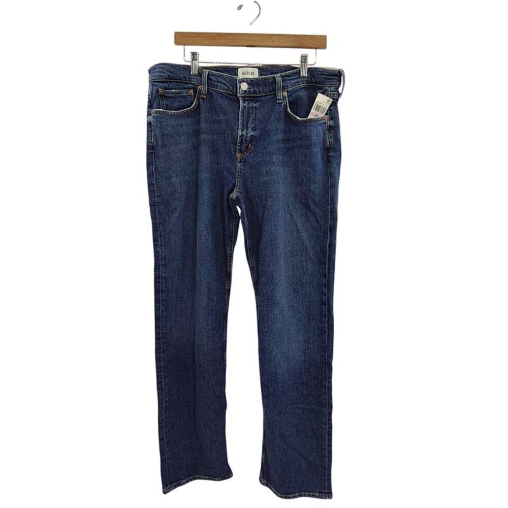 Agolde Low Rise Slim - Stretch Blue 32